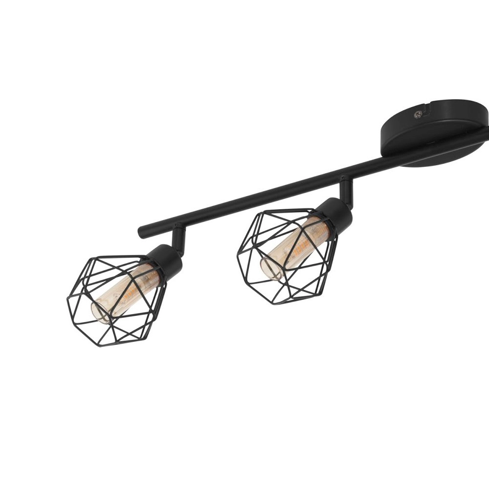 Scheinwerfer Zapata 1 4 Lichtschwarz mit Amberglas Eglo 9002759327675