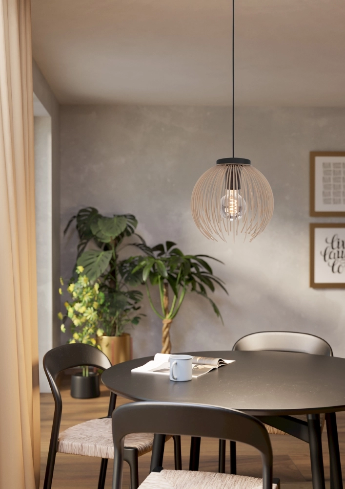 Design-Pendelleuchte Alhabia Ø 23,5cm sandbraun Stars of Light 9008606353101