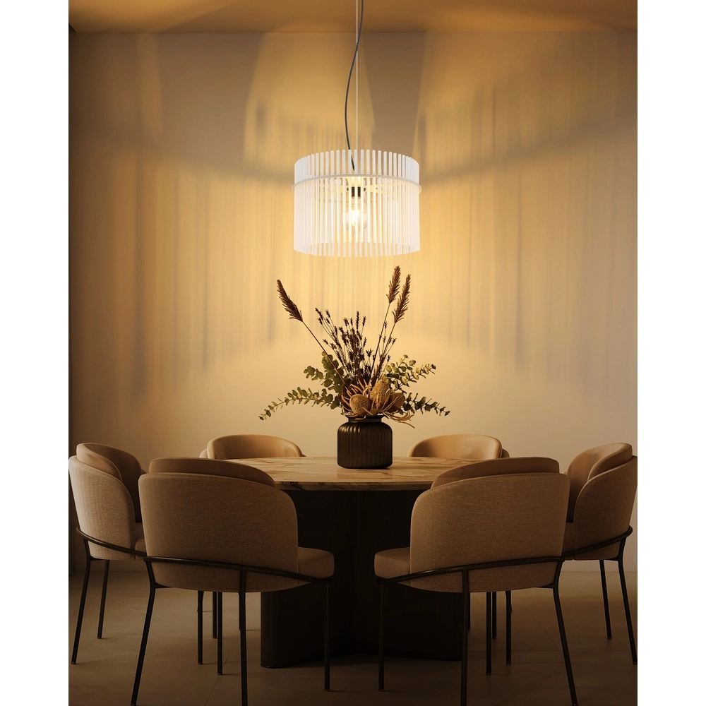 Pendelleuchte Gorley sandbraun mit Glas Ø 40cm Globo 9007371578702