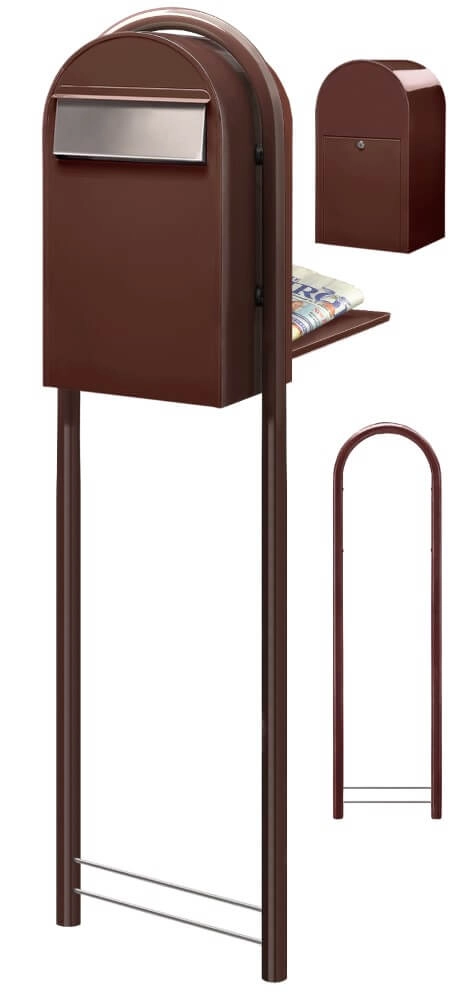 Briefkasten Grande B 8017 i Dunkelbraun Bobi 6417237034267