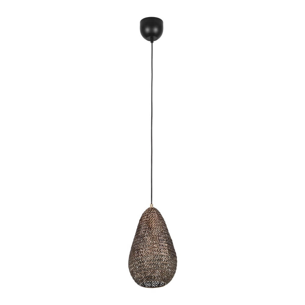 Hängelampe aus Bronze Ziva Ø 23cm Trio 4017807617405
