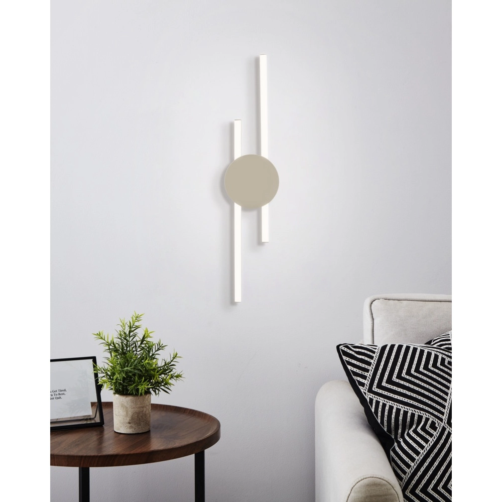 Design-Wandleuchte Venticello sandbraun Eglo 9008606357468