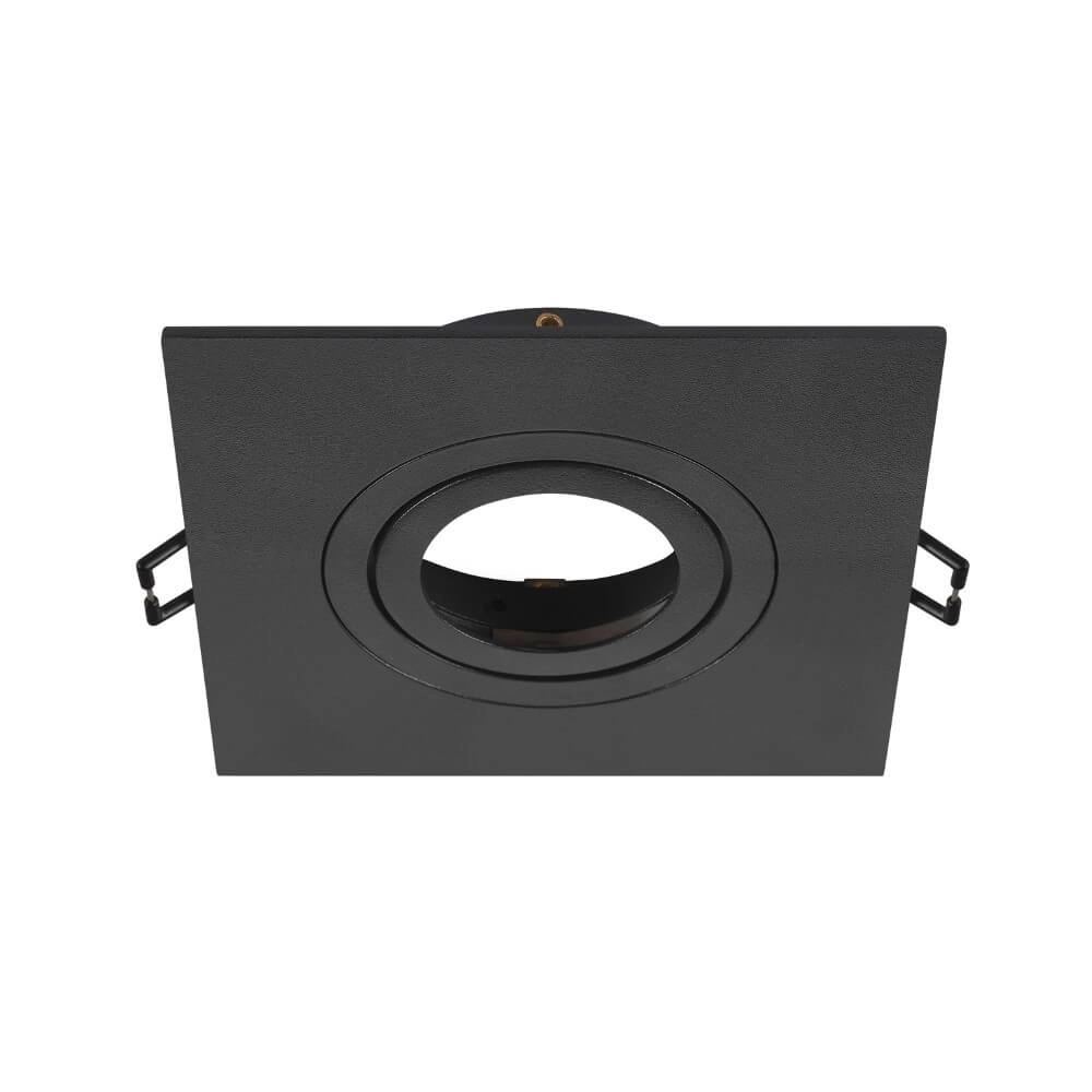Montagering New Tria 75 XL quadratisch schwarz - ohne Beschlag