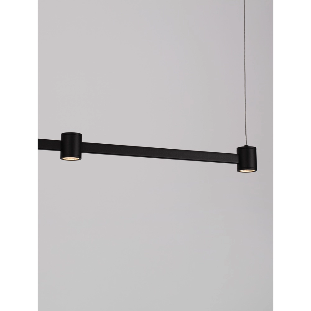 Design-Pendelleuchte Puize 4-flammig schwarz Lyora 5212017448583