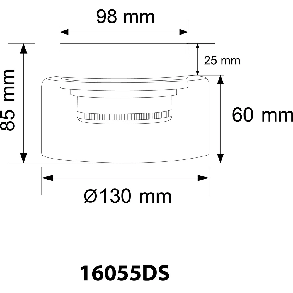 Design-Deckenlampe Higgins Schwarz Globo 9007371528813
