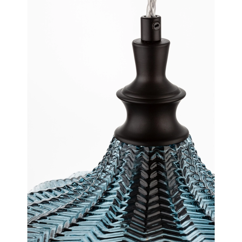 Pendelleuchte Loni blaues Glas Lyora 5212017423061
