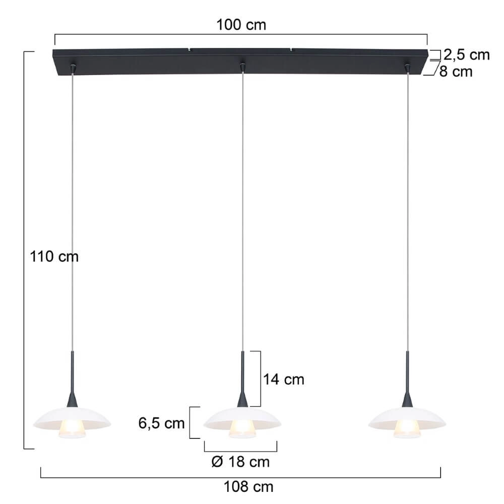 Hängelampe Tallerken Steinhauer 8712746133554