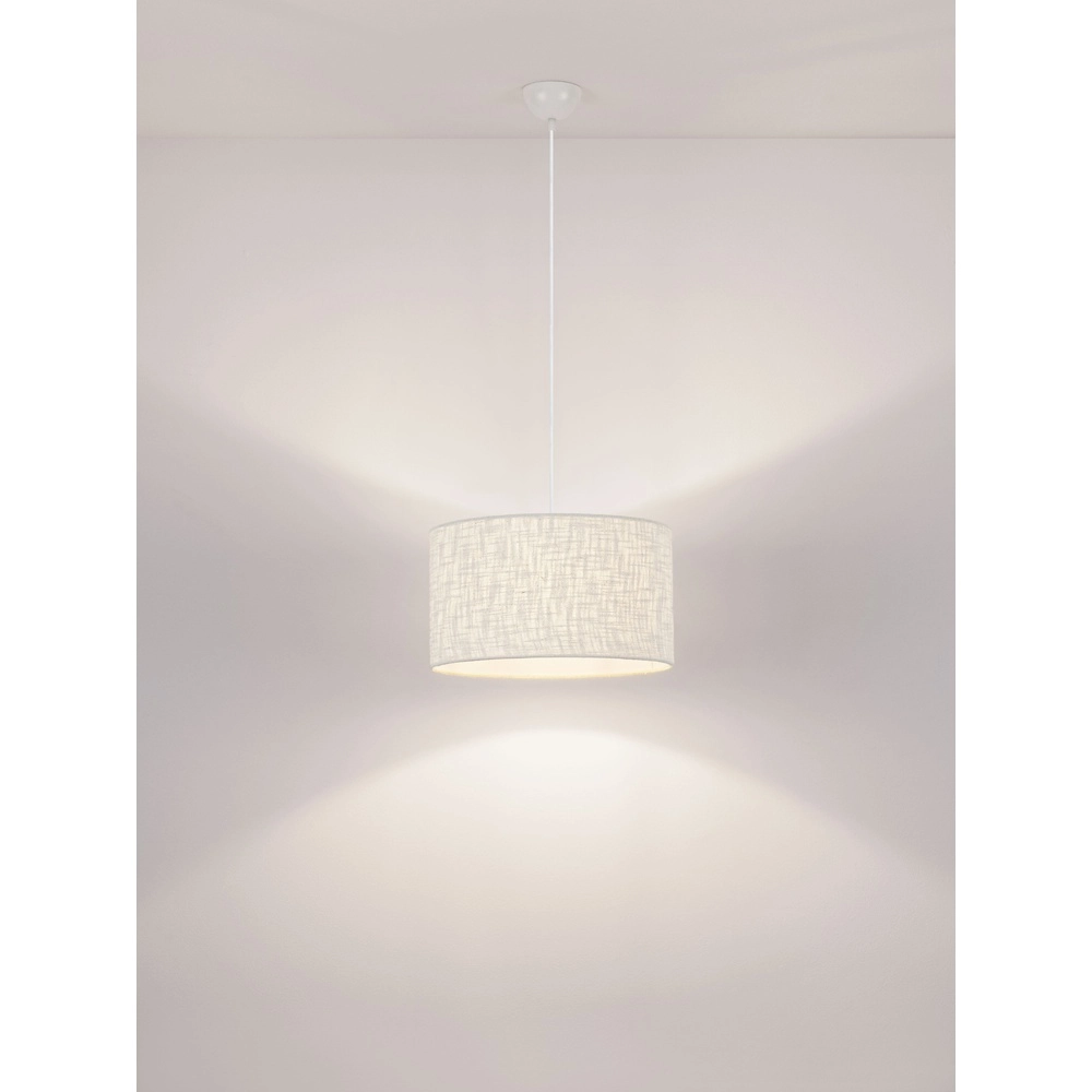 Leinen-Pendellampe Karen Ø 40cm Lyora 5212017493958