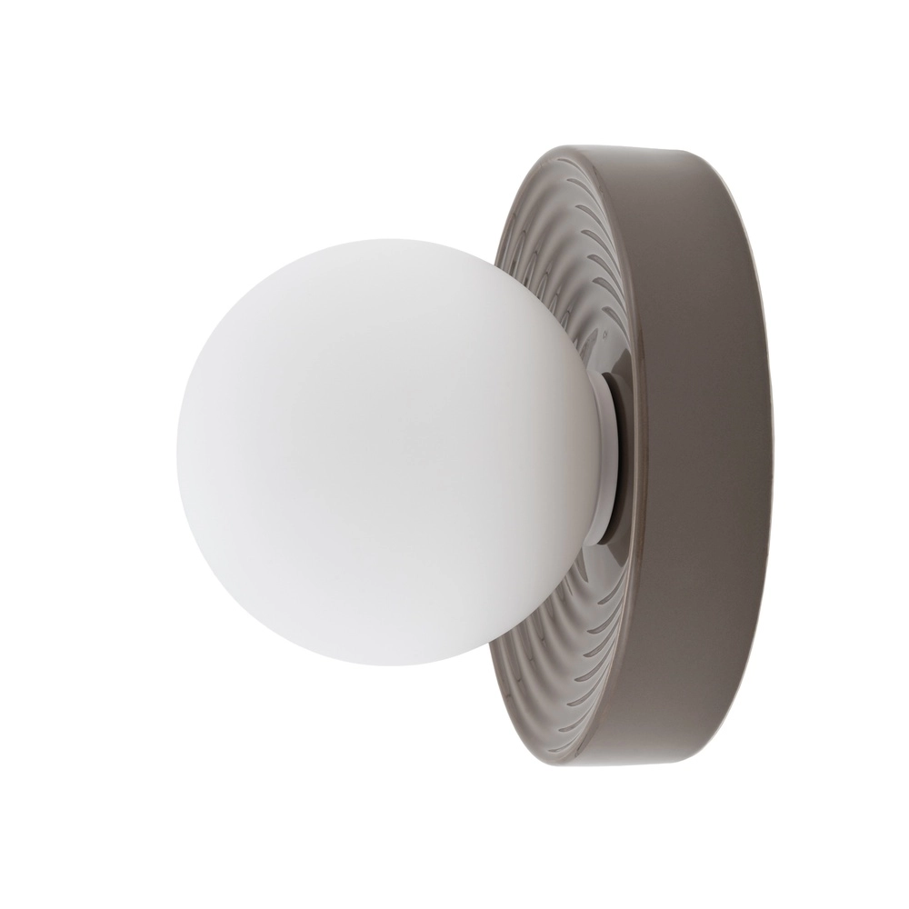 Design-Wandlampe Clay braun Ø 22 cm Lyora 5903139117470