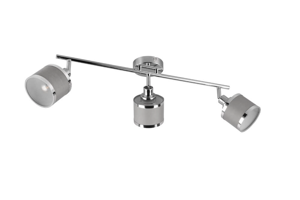 Design-Aufbaustrahler Arosa Nickel 3-flammig Trio 4017807581140