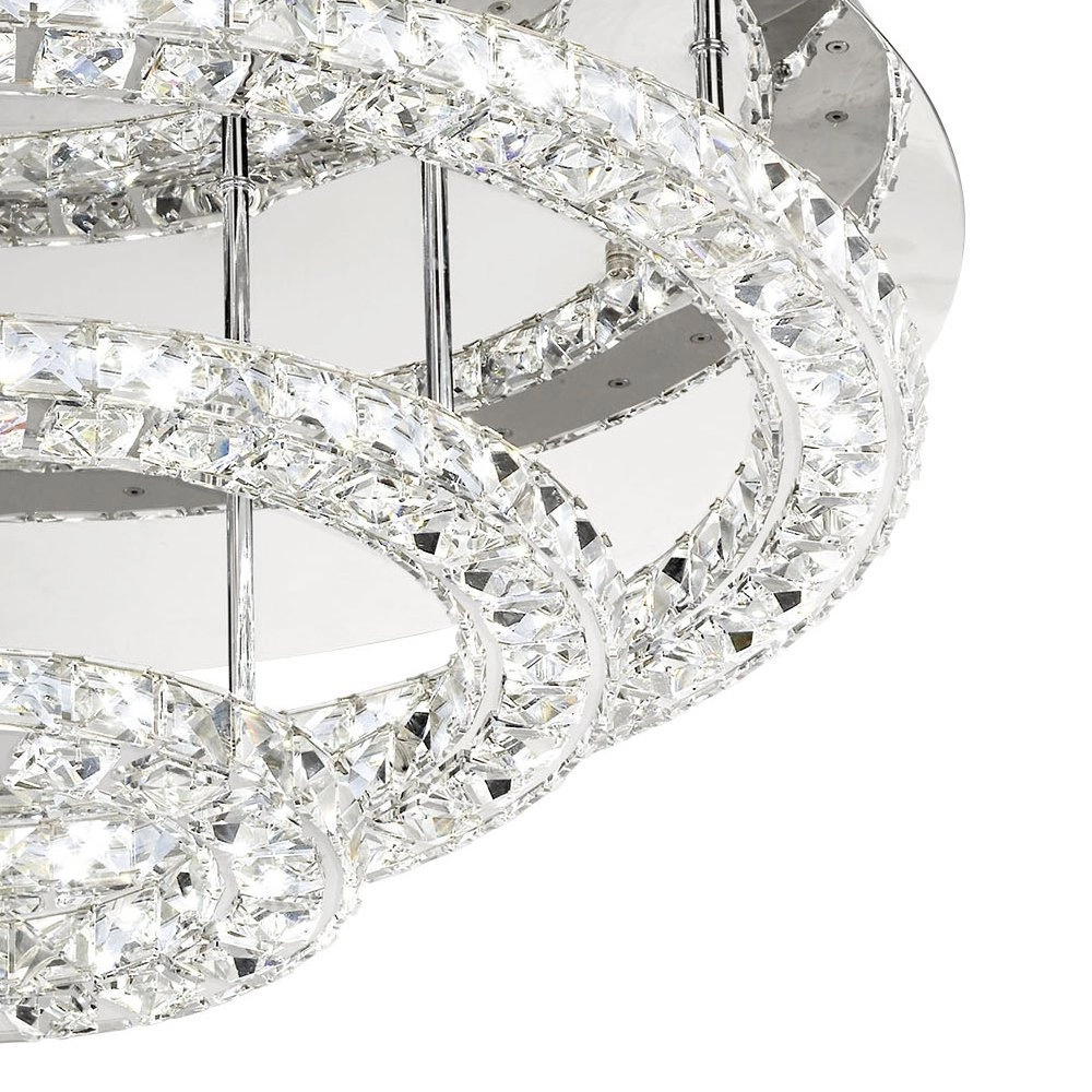 Deckenleuchte Toneria 75 cm 3-Ringe grau Stars of Light 9002759390020