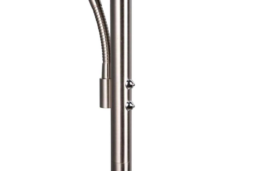 Design-Leselampe Willis Edelstahl – 180 cm Trio 4017807618129