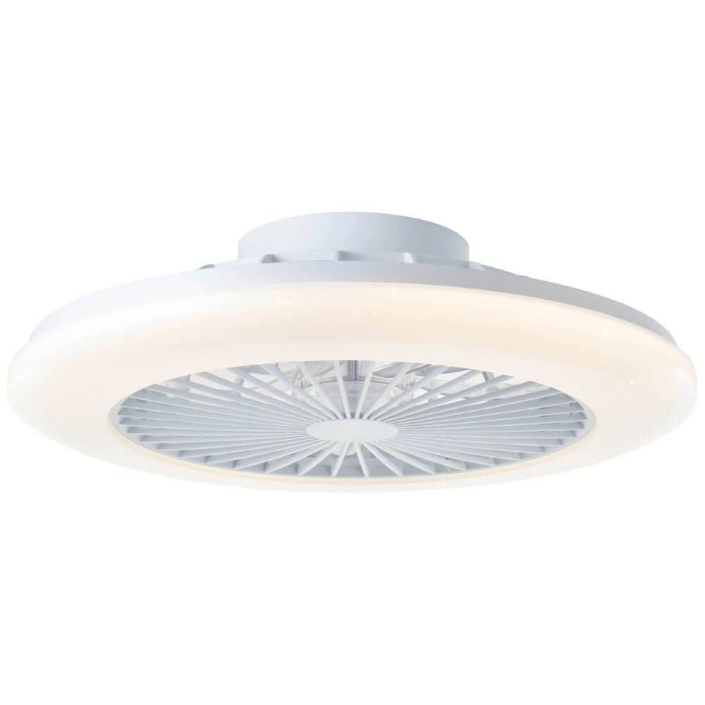 Weißer Fächer Salerno mit RGB-Funktion Brilliant 4004353433238