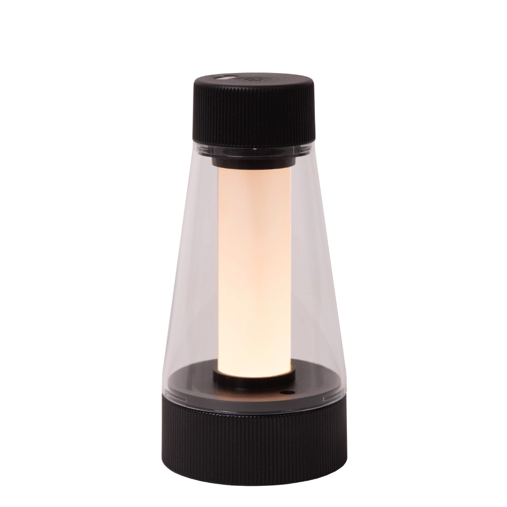 Wiederaufladbare Tischlampe Lorali Schwarz