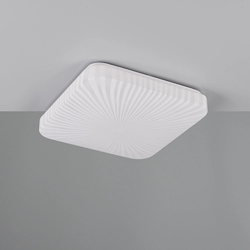 Quadratische Deckenlampe Mandria II Weiß Trio 4017807640335