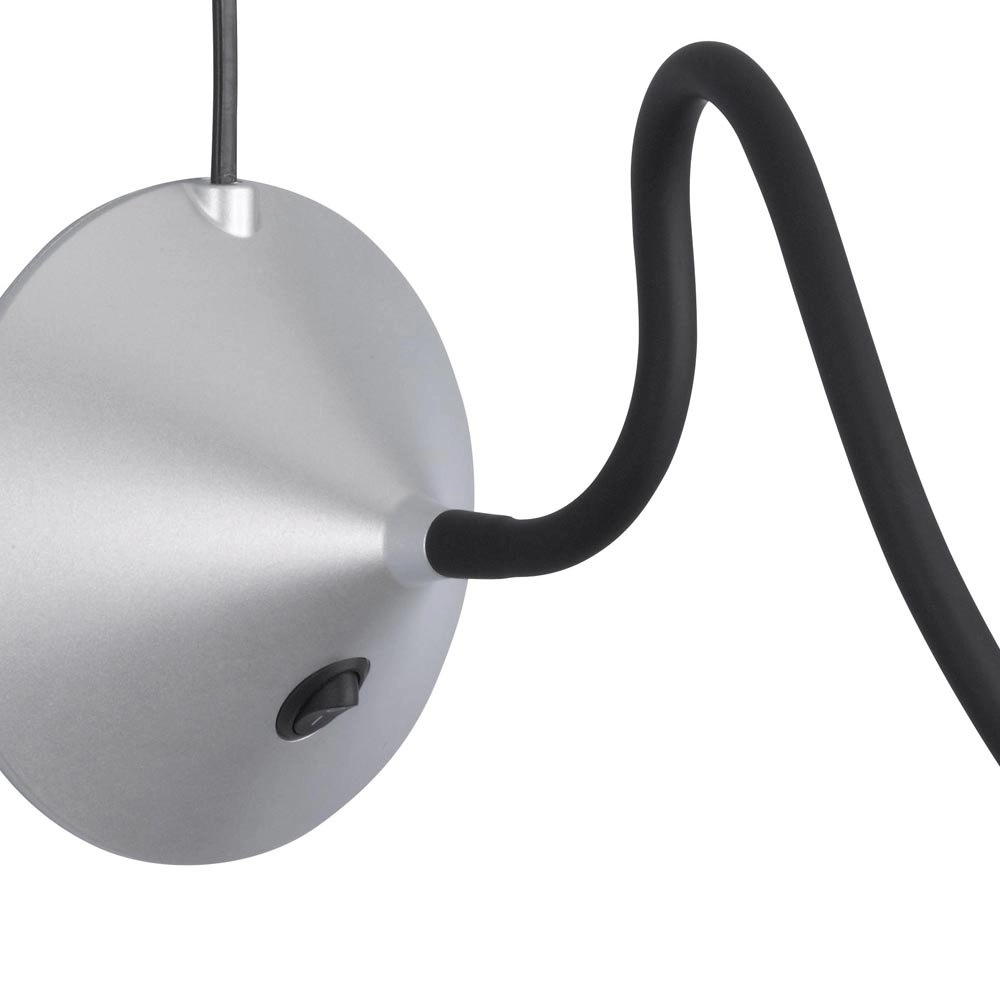 LED Tischlampe Viper Silbergrau Trio 4017807292855