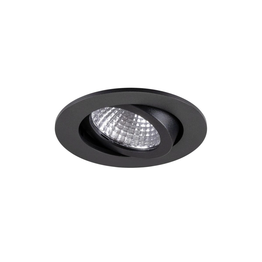 Einbaustrahler New Tria 68 luftdicht 2700K schwarz SLV 4024163304184