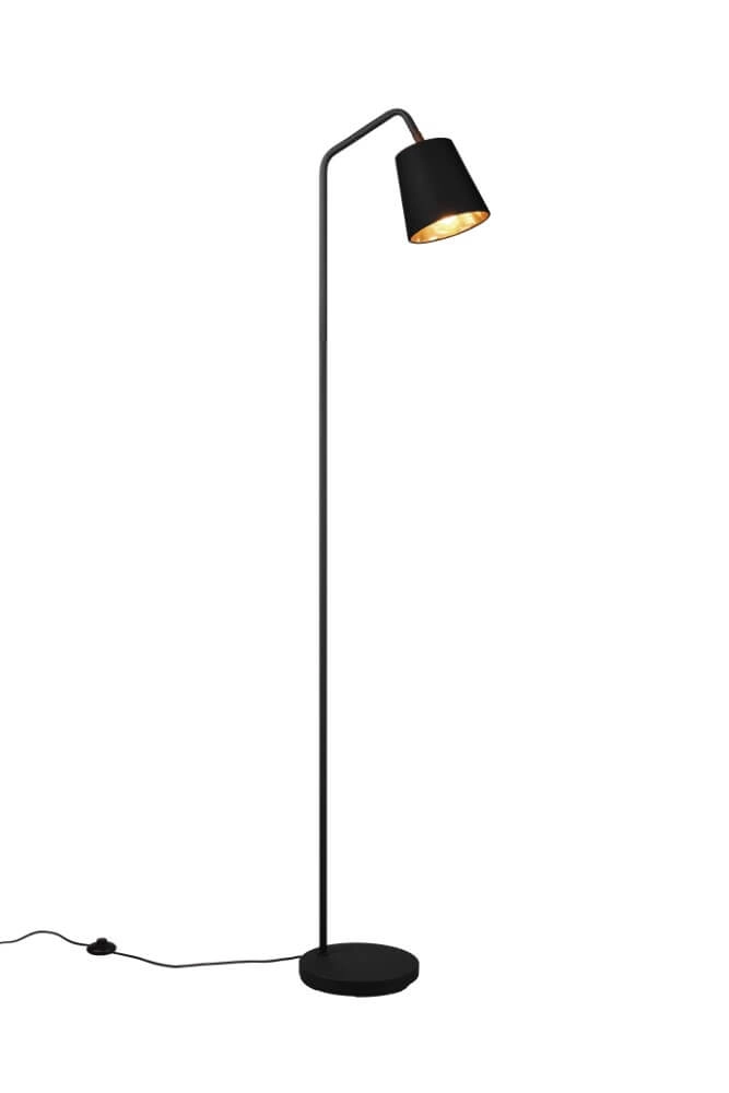 Schwarze Leselampe Buddy orientierbar Trio 4017807600421