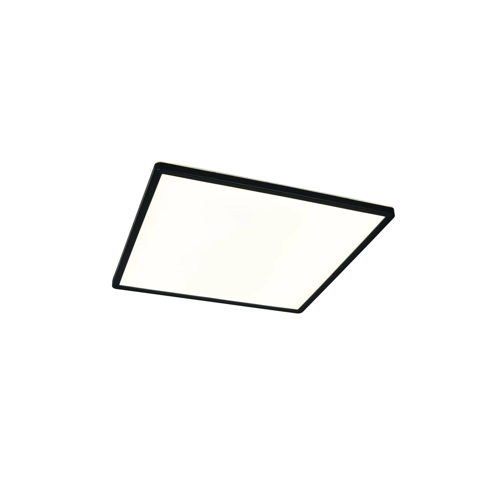 Quadratische Deckenlampe Emra Schwarz 42 cm Trio 4017807704198