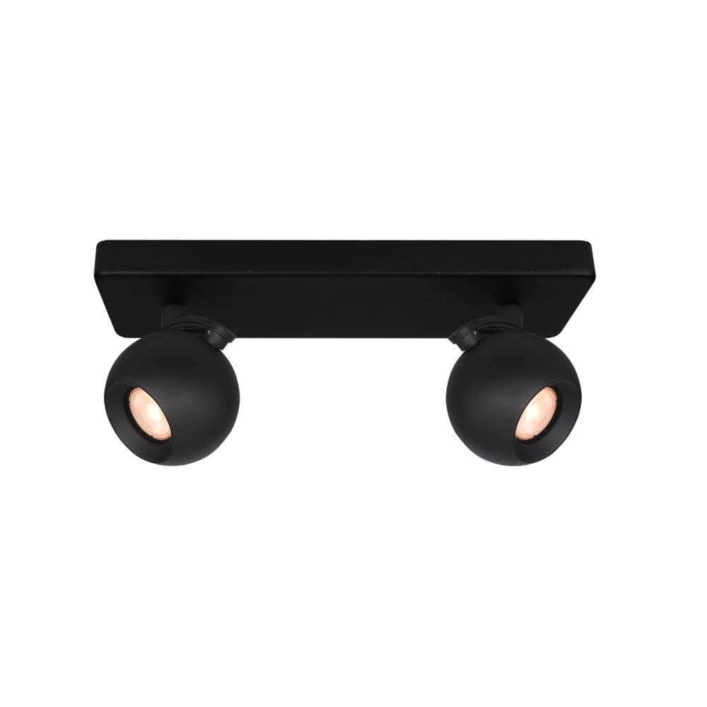 Deckenlampe Bolero Kugel 2-hell schwarz