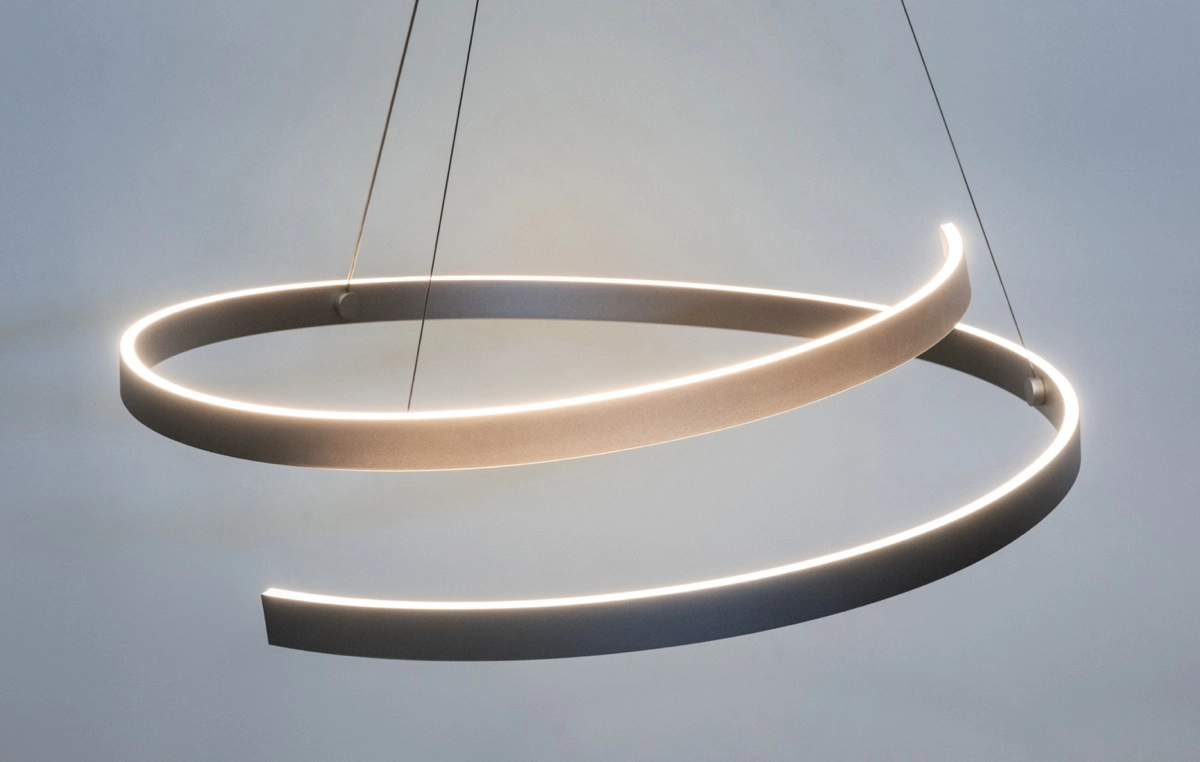 LED-Pendellicht Remona Ø 60cm – Champagner ETH 8720195311461