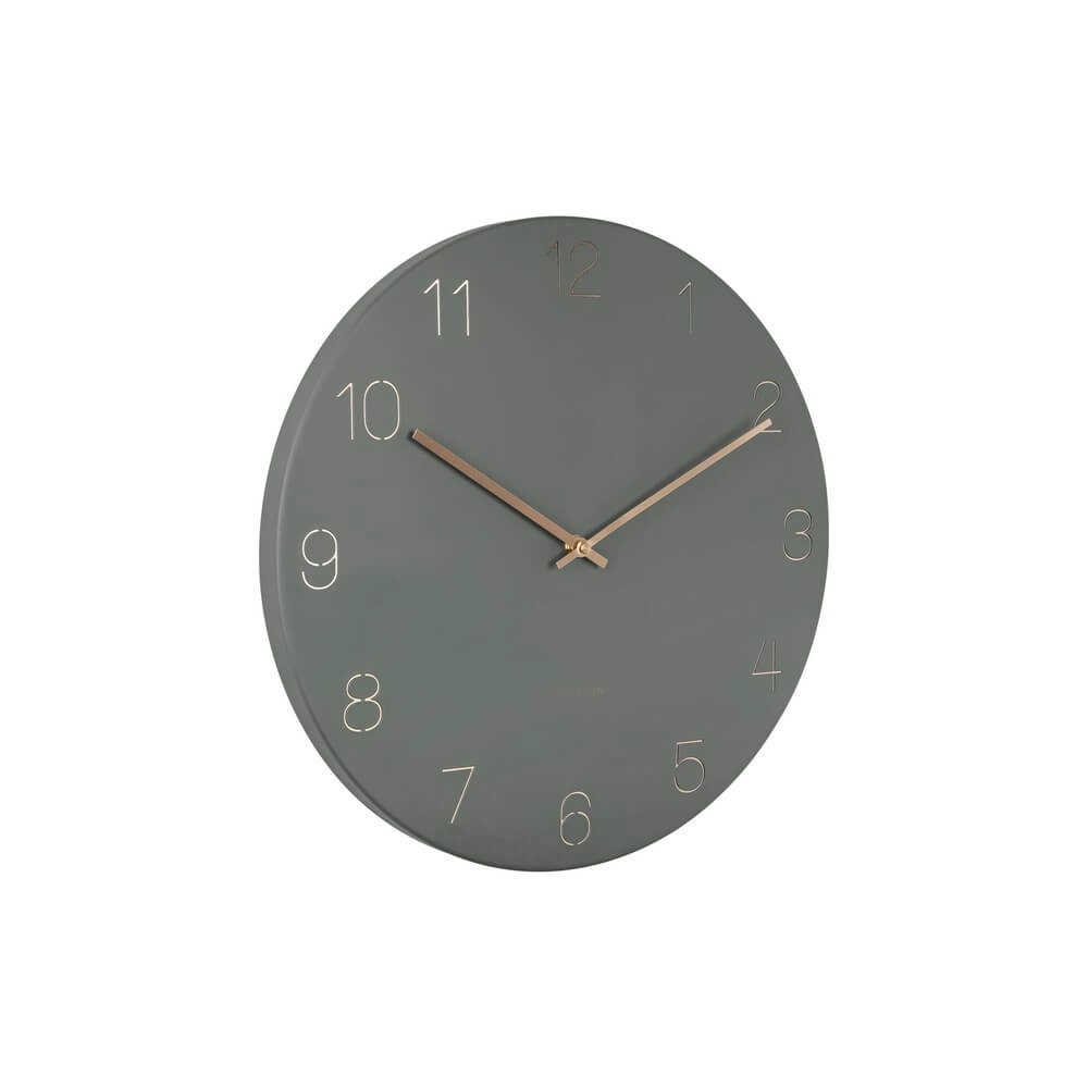 Wanduhr Charm grün - Ø 40cm Karlsson 8714302692024