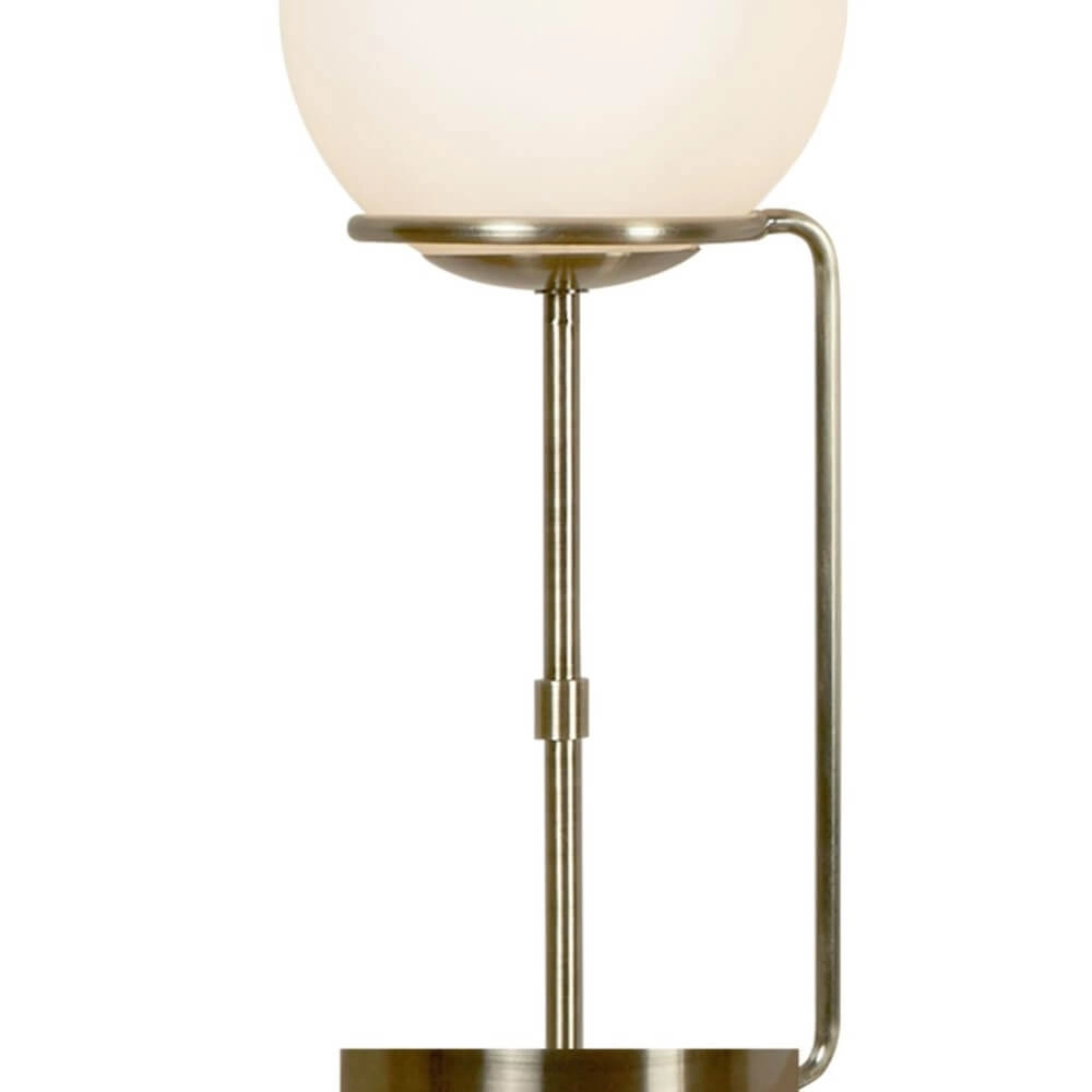 Tischlampe Trombone mit Glaskugel Searchlight 5053423097947