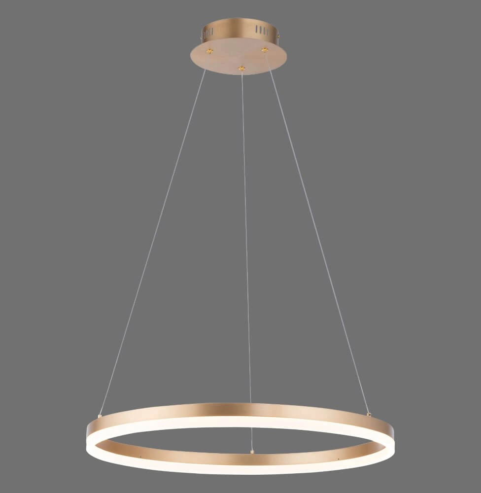 Moderne Hängelampe Titus Ø 60cm antikes Messing Paul Neuhaus 4012248362853