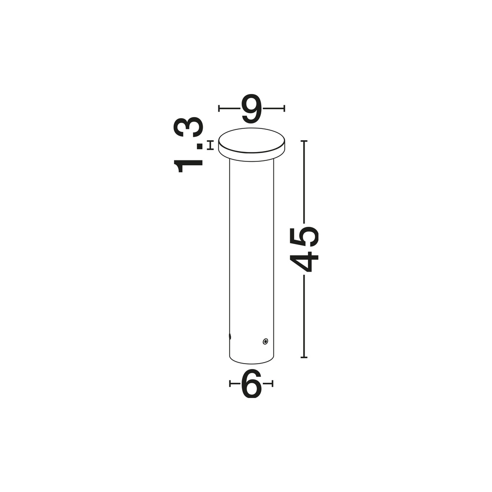 Moderne Wegbeleuchtung Bast rostbraun 45 cm – 2700.000 km Lyora 5212017497659