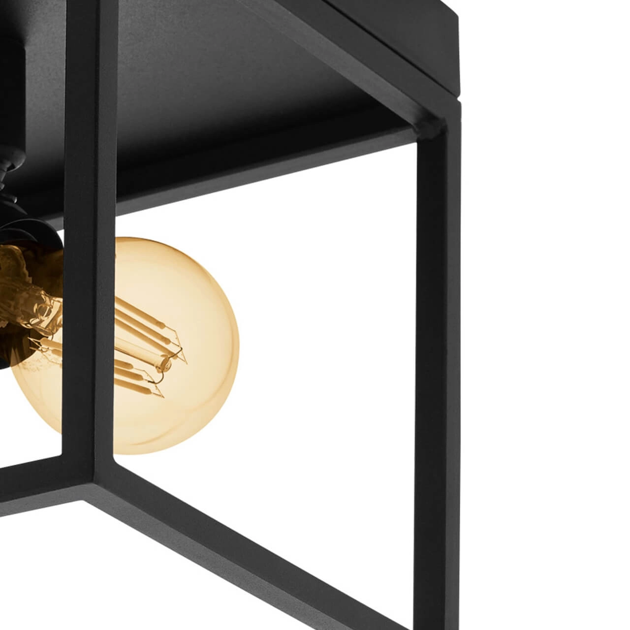 Schwarze Deckenlampe Silentina 2-flammig Eglo 9002759983321