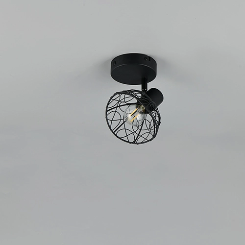 Deckenlampe Yako Single Black Trio 4017807670912