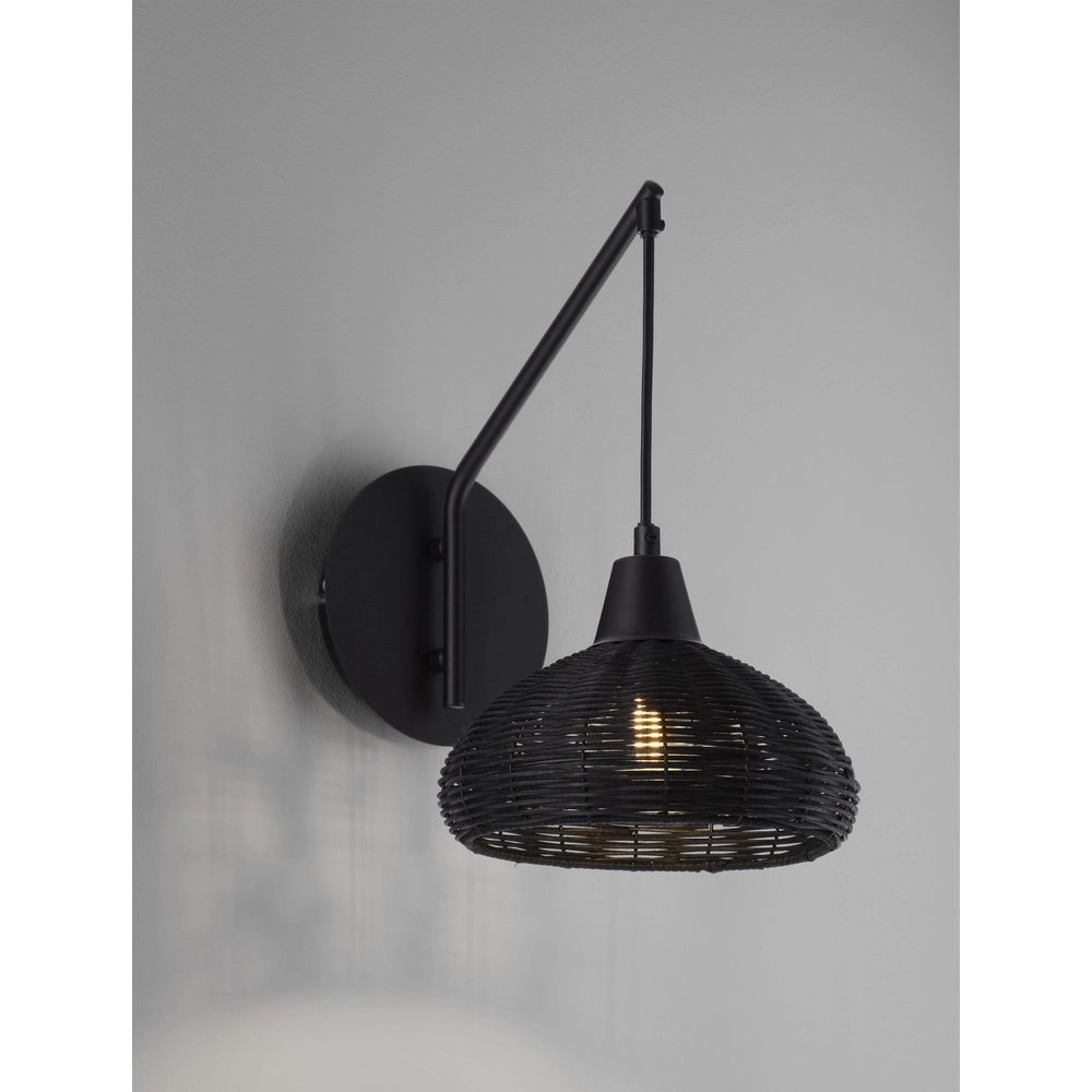 Wandleuchte Fado schwarz Lyora 5212017453020