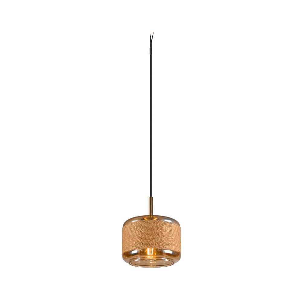 Hängelampe Pantilo Rope 19 Braunglas - Ø 18,5 cm SLV 4024163280846