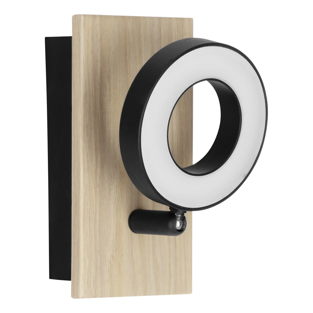 LED-Wandlampe Rielves mit Holz Eglo 9008606313709