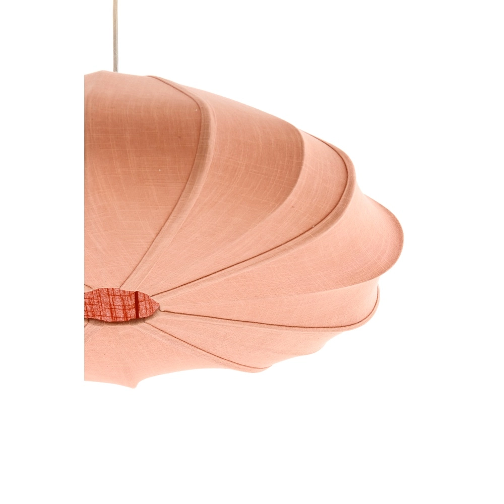 Stoff-Pendellampe Cesano Ø 64 cm – hellrosa Light & Living 8717807779320