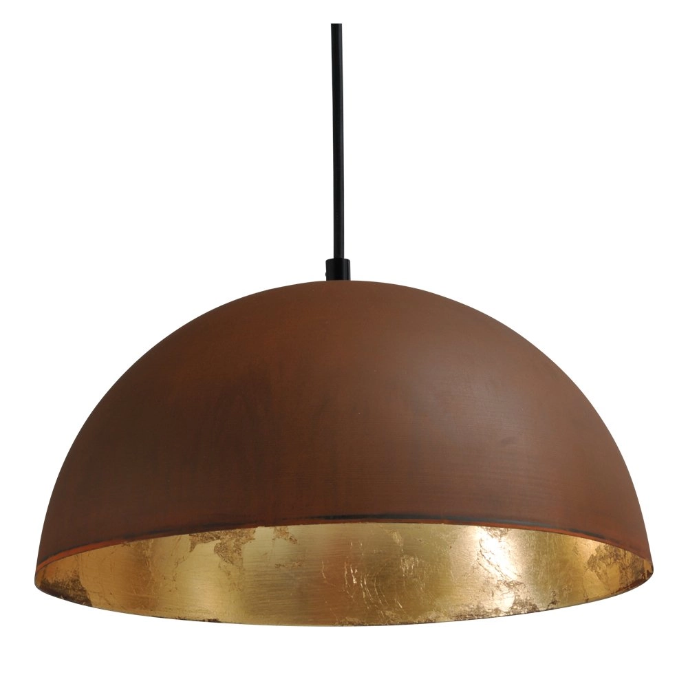 Große, robuste Pendelleuchte Industria Rust Gold 30 Masterlight 8718121120430