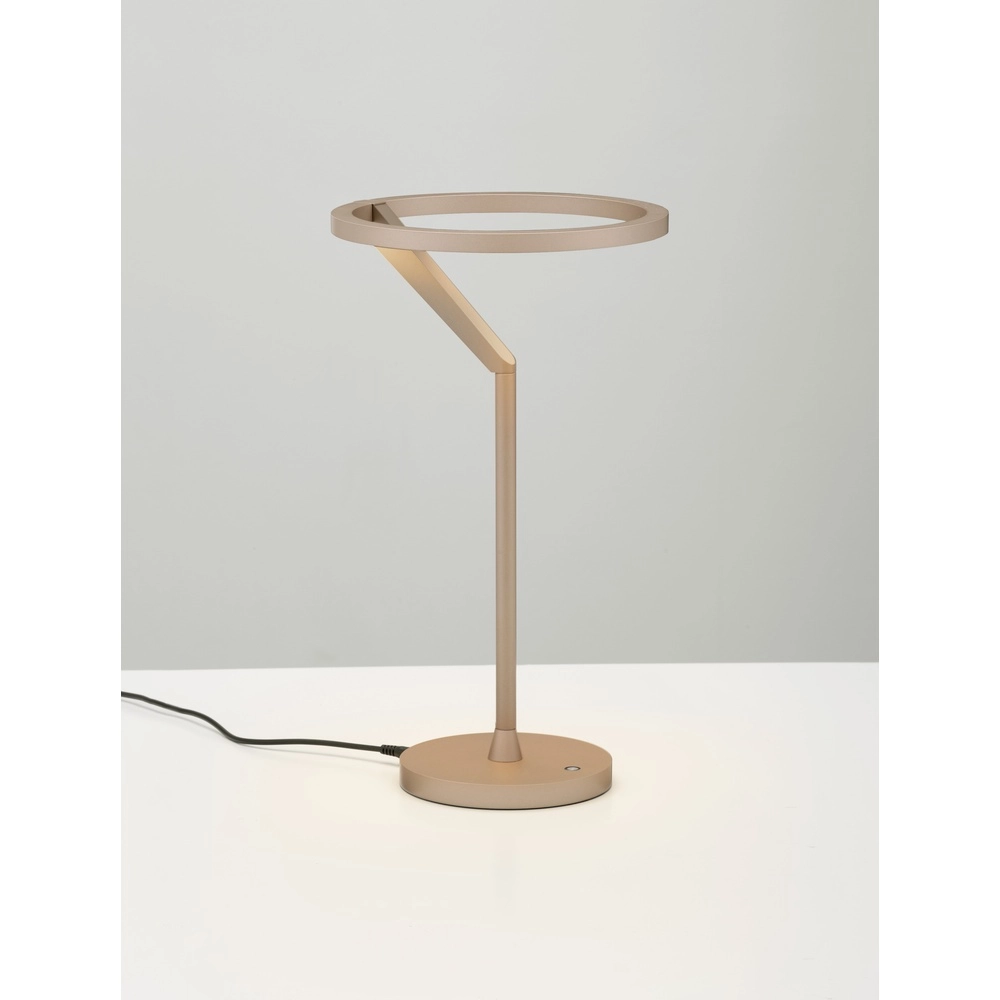Design-Tischleuchte Tilia mokkabraun Lyora 5212017461971