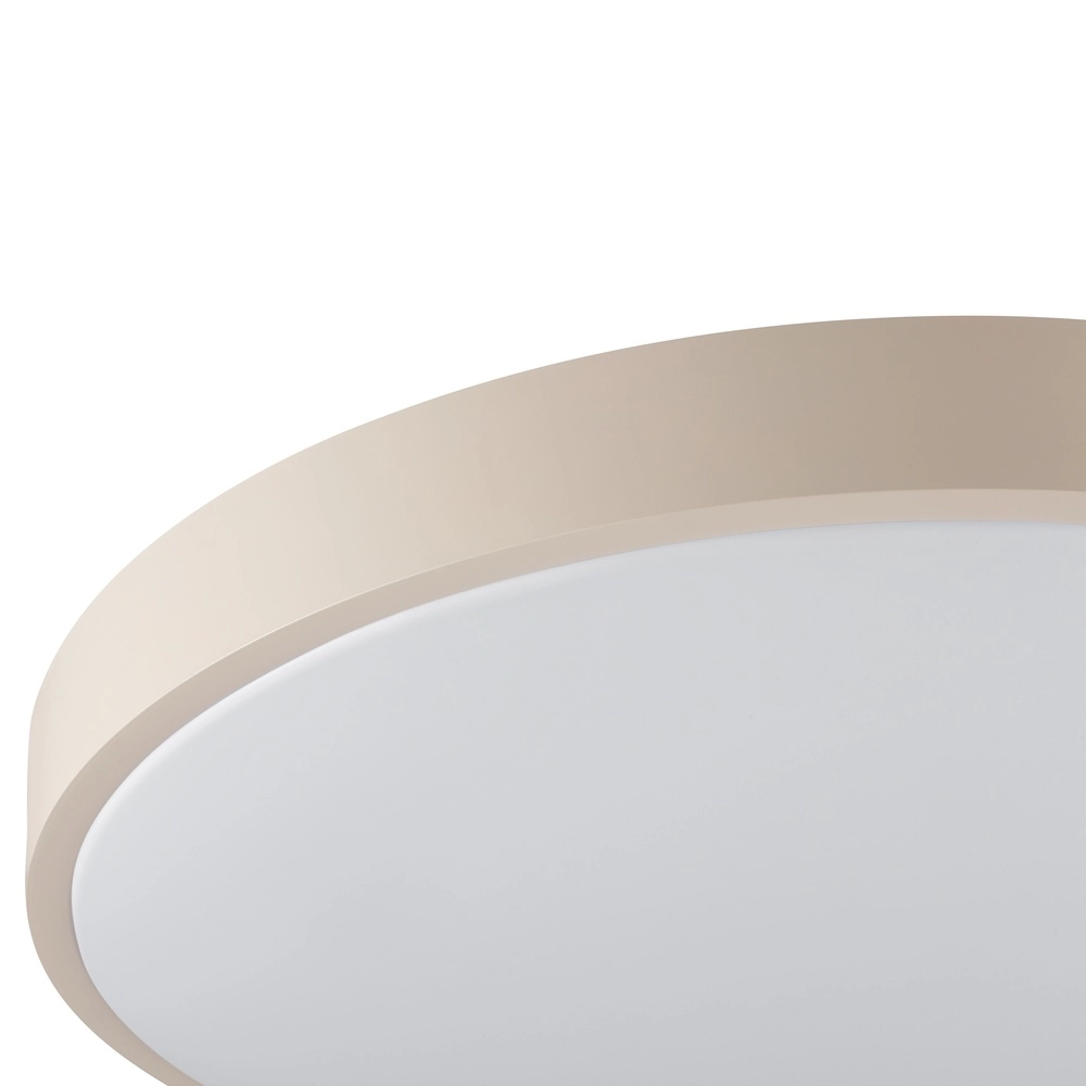 Deckenlicht Solistra sandbraun mit weißem Ø 44,5 cm Brilliant 4004353478994
