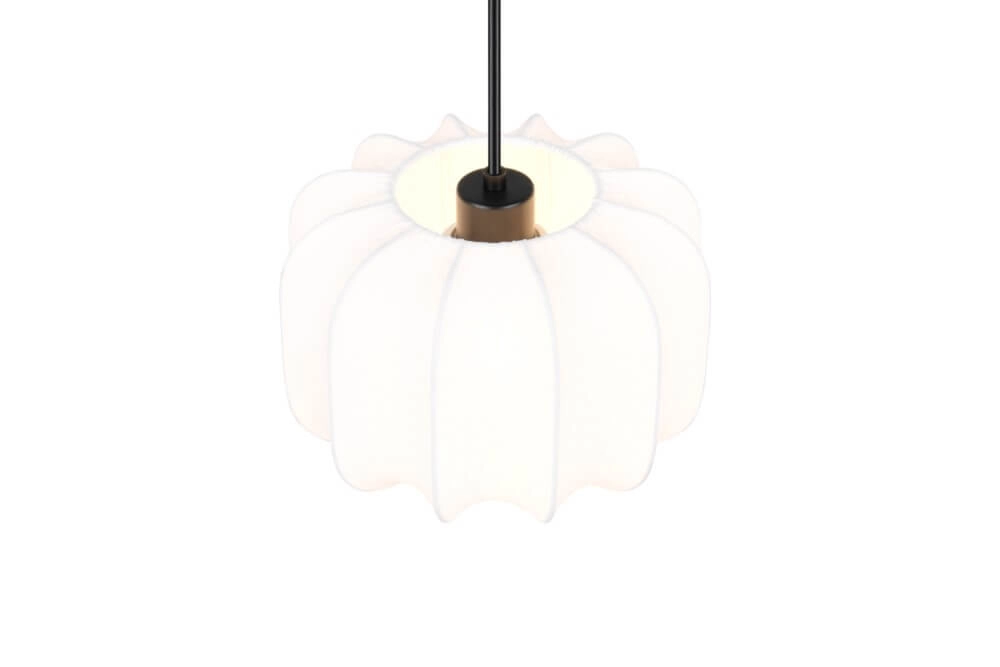 Weiße Design-Pendelleuchte Madleine Ø 25cm Trio 4017807637465