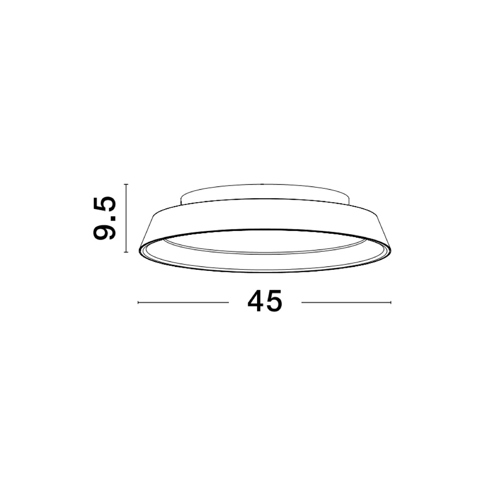 Deckenlampe Vela weiß Ø 45cm Lyora 5212017431677