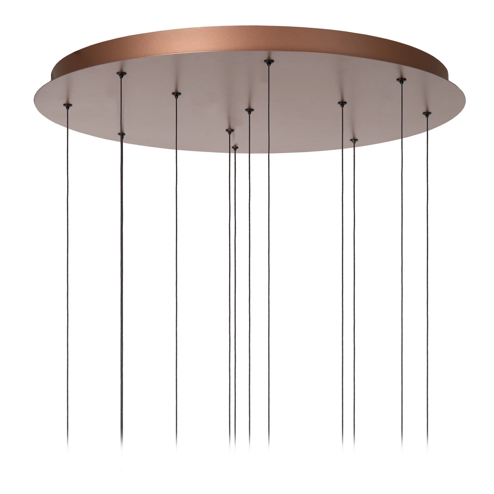 Design vide Pendellampe Jasmine Kupfer 12-Licht Premium by Lucide 5411212741271