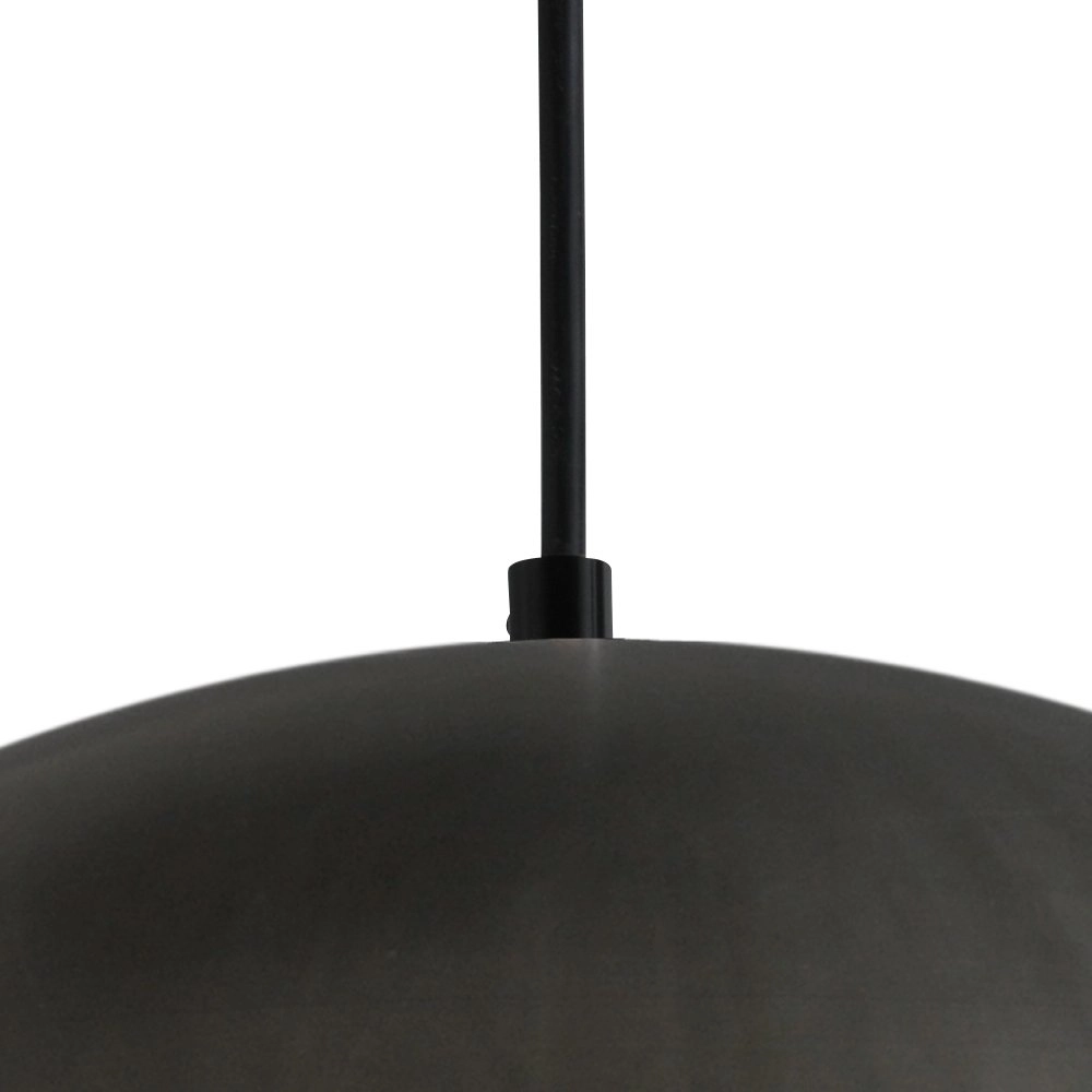 Coole schwarze Pendelleuchte Industria Gunmetal 40 Masterlight 8718121139388