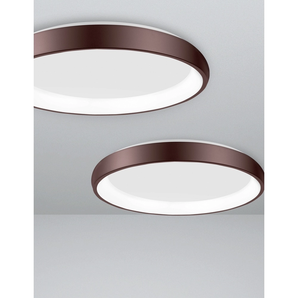 Deckenlampe Albi kaffeebraun Ø 61cm Lyora 5212017414878