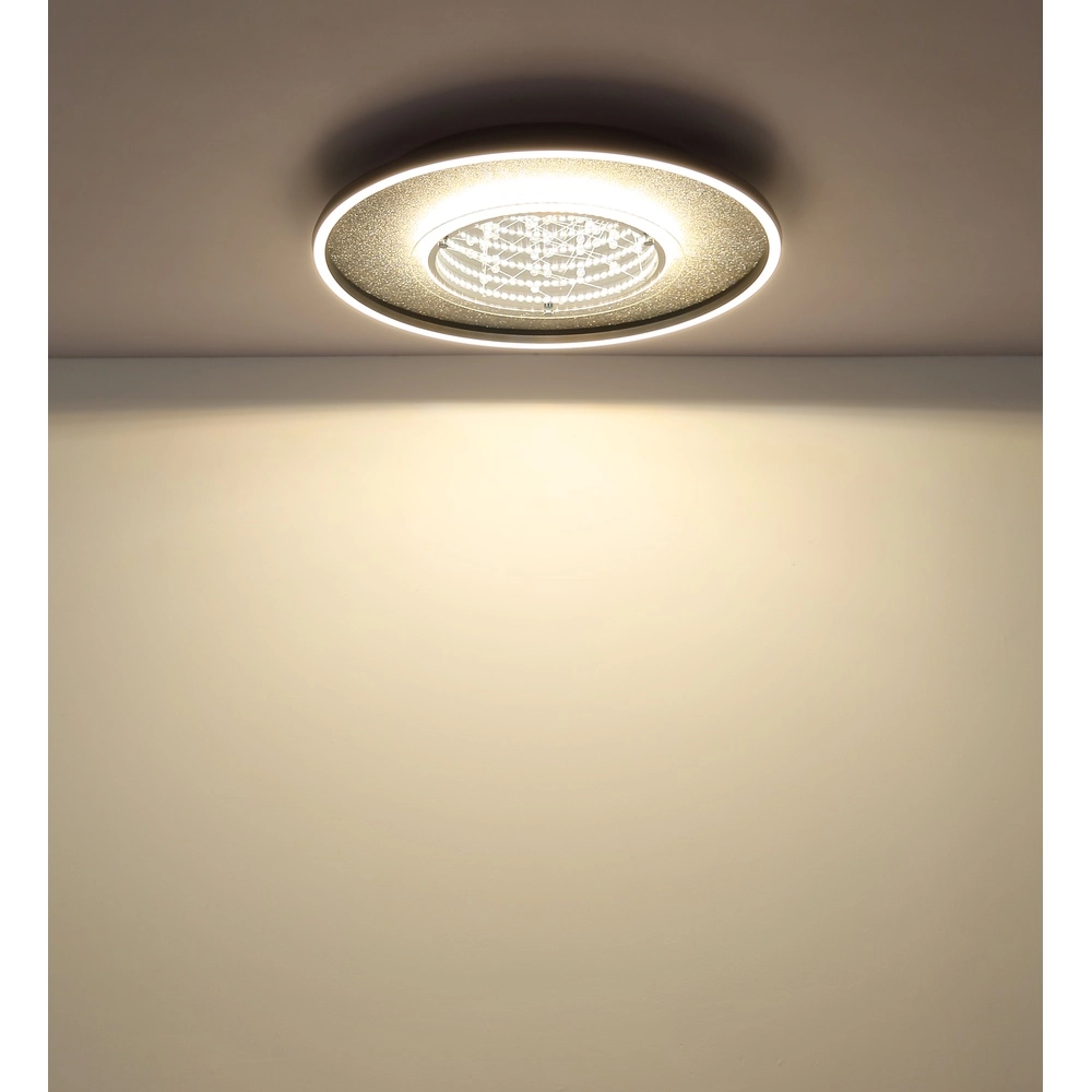 Deckenlampe Mirrora schwarz Ø 51,5 cm Globo 9007371569854