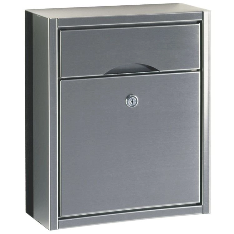Briefkasten Letter Design 40 cm grau