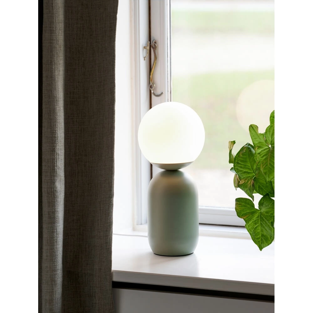 Tischlampe Notti Grün mit Weiß Nordlux 5704924011597