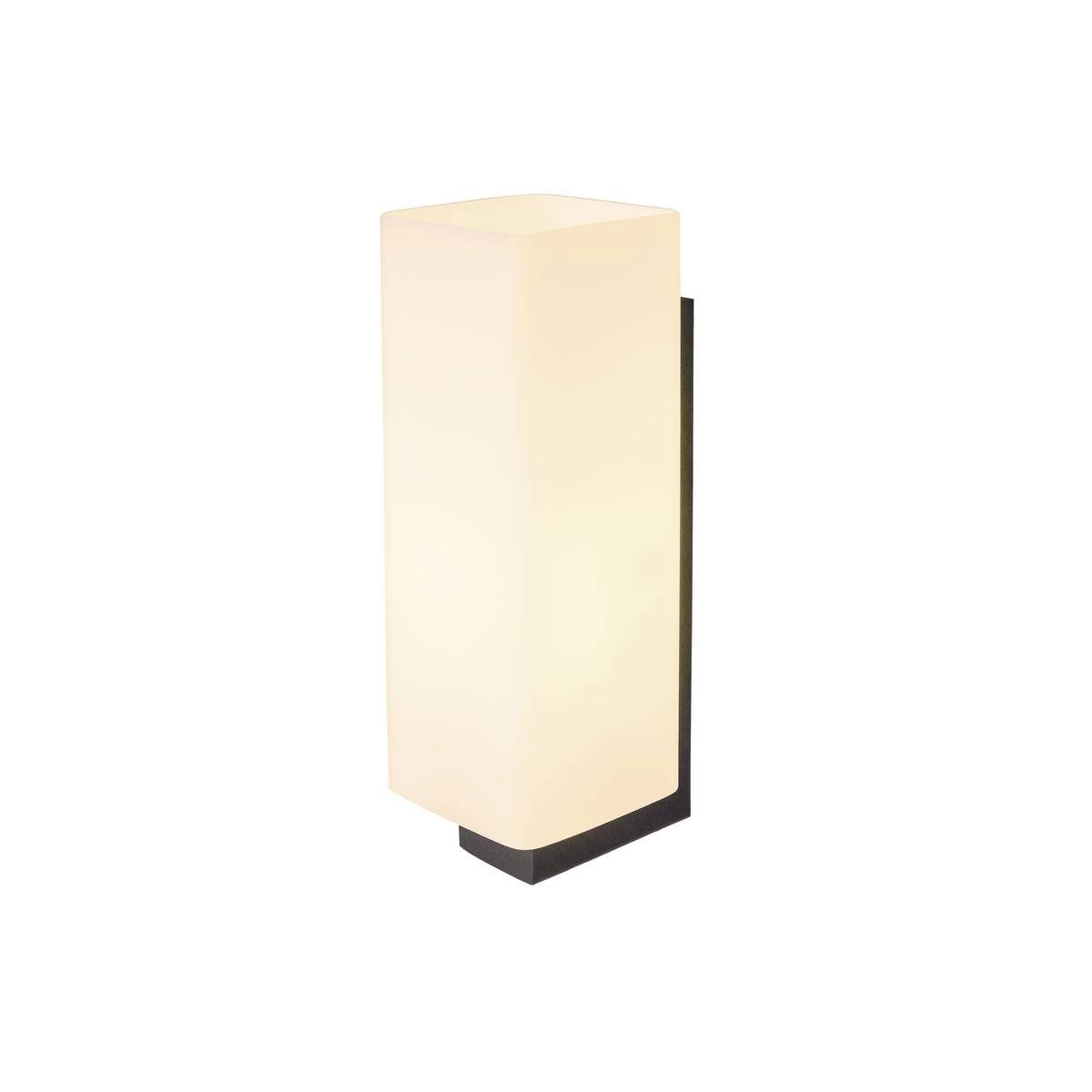 Wandleuchte Quadrass 28 cm schwarz SLV 4024163235877