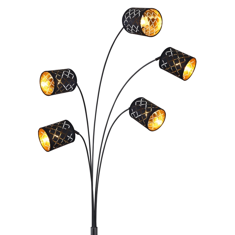 Stehlampe Clarke Schwarz Globo 9007371415953