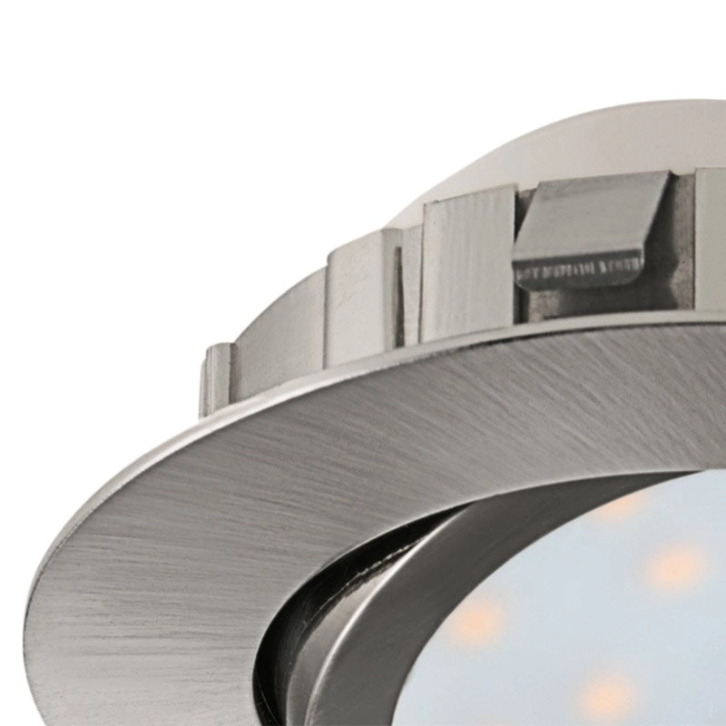 LED-Deckenspot Pineda Round (3x) 3x6W - 3000K - 8,4cm Nickel Eglo 9002759958534