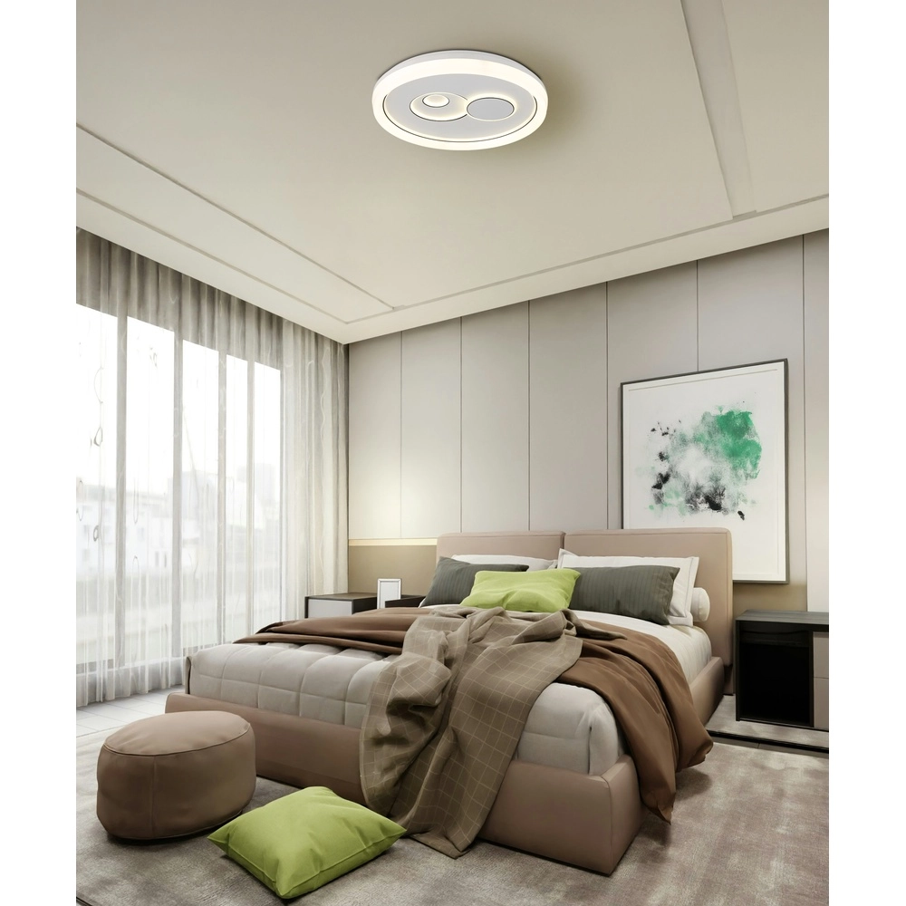 Deckenlampe Ruiz I weiße Ø 49cm Globo 9007371522811